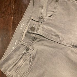 LOFT Ann Taylor Womens Modern Skinny Jeans Gray Low Rise Size 0 Stretch Comfort